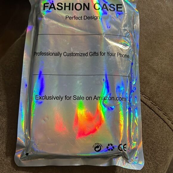 iPhone 14 Plus Case‎ Clear Curly Wave Frame  Shockproof Protective Cover Pink - Picture 10 of 10